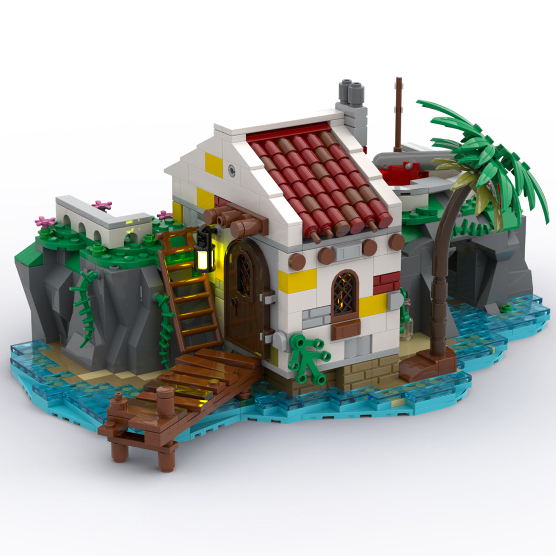 Mattiusxavier's Port of Quebec, A Lego Pirate MOC Detail