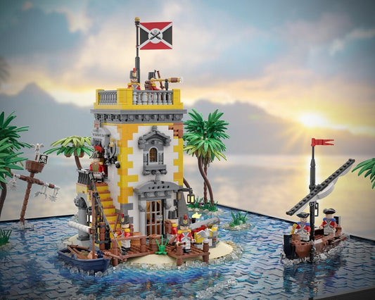 Exploring MOC-71657 Sabre Island: A Pirate's Haven - LesDiy