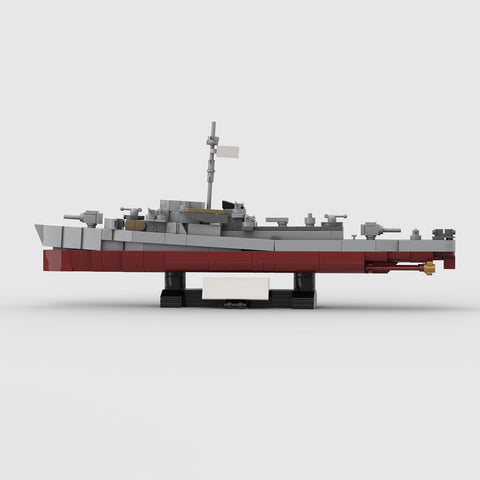 1/300 Scale DE - 413 Military Samuel B. Roberts Destroyer - LesDiy