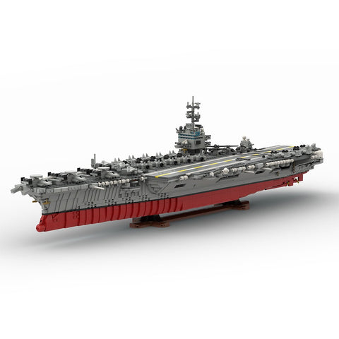 1/350 MOC UCS USS Enterprise CVN - 65 Nuclear - powered Aircraft Carrier Building Blocks - LesDiy - Building Blocks