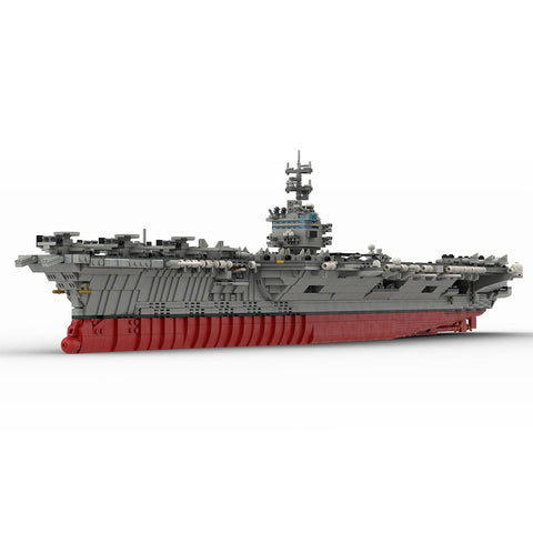 1/350 MOC UCS USS Enterprise CVN - 65 Nuclear - powered Aircraft Carrier Building Blocks - LesDiy - Building Blocks