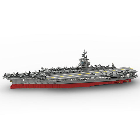 1/350 MOC UCS USS Enterprise CVN - 65 Nuclear - powered Aircraft Carrier Building Blocks - LesDiy - Building Blocks