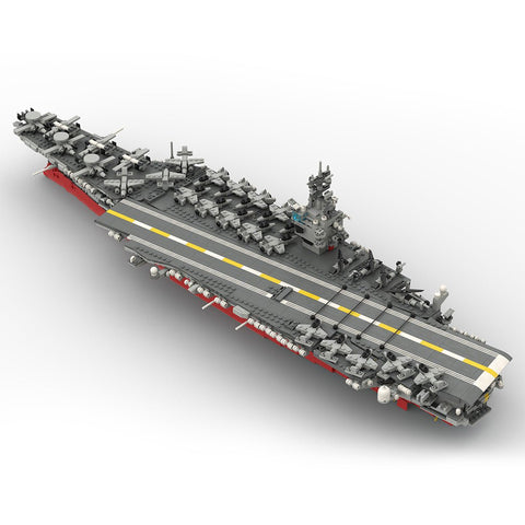 1/350 MOC UCS USS Enterprise CVN - 65 Nuclear - powered Aircraft Carrier Building Blocks - LesDiy - Building Blocks