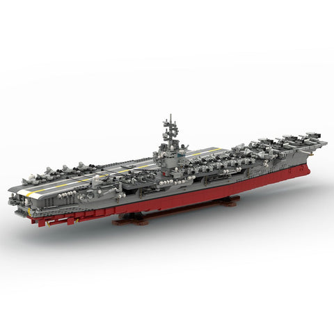 1/350 MOC UCS USS Enterprise CVN - 65 Nuclear - powered Aircraft Carrier Building Blocks - LesDiy - Building Blocks