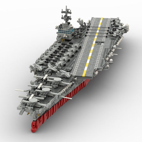 1/350 MOC UCS USS Enterprise CVN - 65 Nuclear - powered Aircraft Carrier Building Blocks - LesDiy - Building Blocks