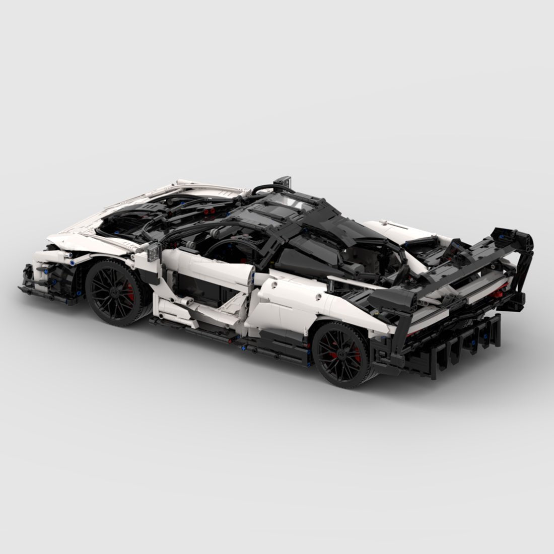 1/8 Scale McLaren Senna Racer Car Tech Building Blocks Set - LesDiy