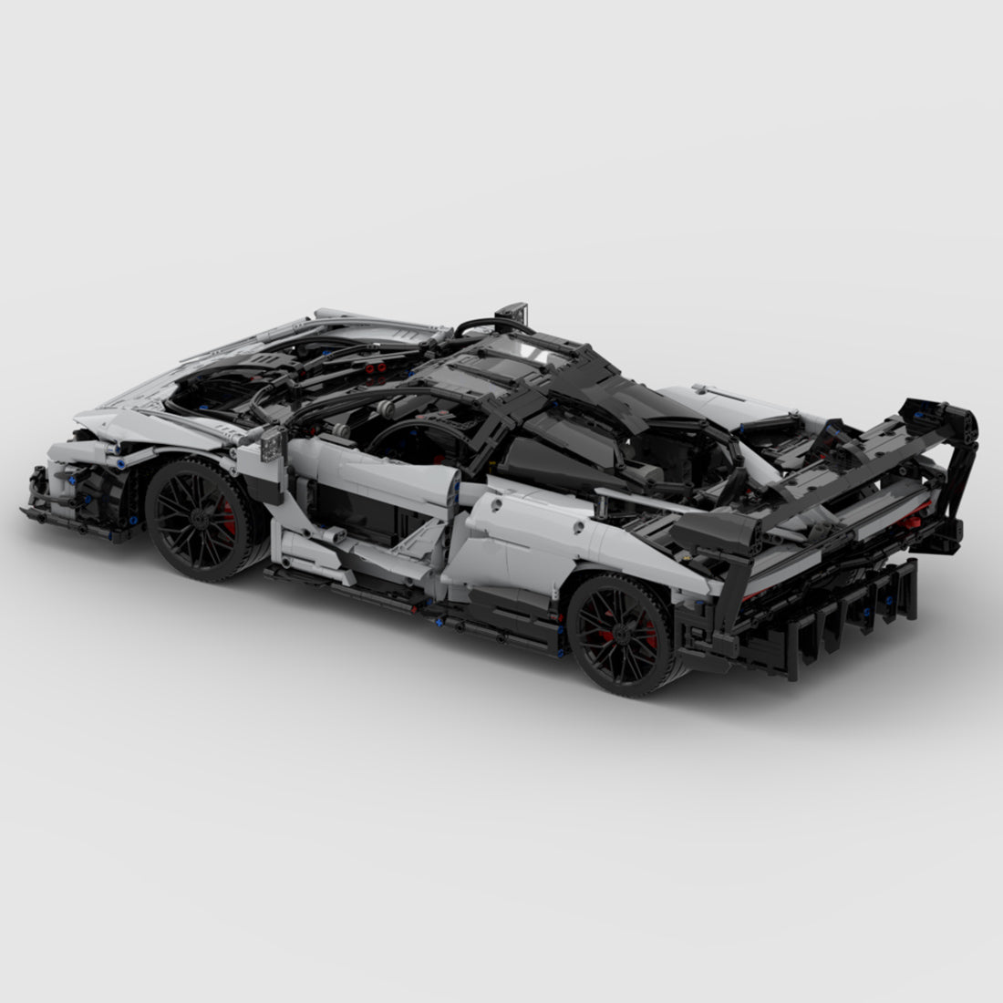 1/8 Scale McLaren Senna Racer Car Tech Building Blocks Set - LesDiy