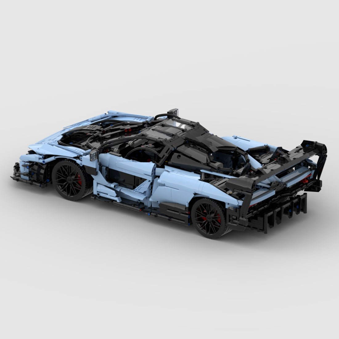 1/8 Scale McLaren Senna Racer Car Tech Building Blocks Set - LesDiy