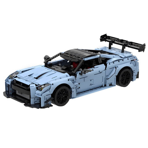 1/8 Scale Nissan GTR - R35 Sports Car Tech Building Blocks Set  - LesDiy - 