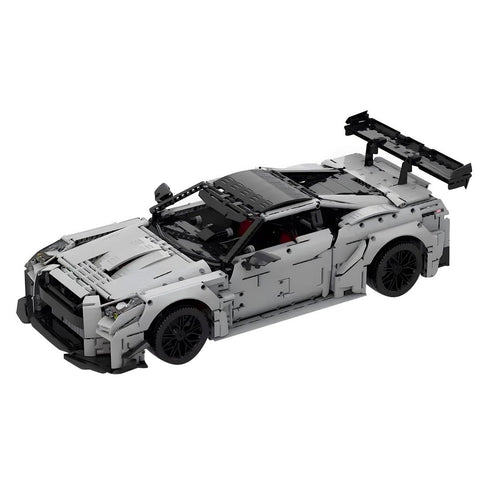 1/8 Scale Nissan GTR - R35 Sports Car Tech Building Blocks Set  - LesDiy