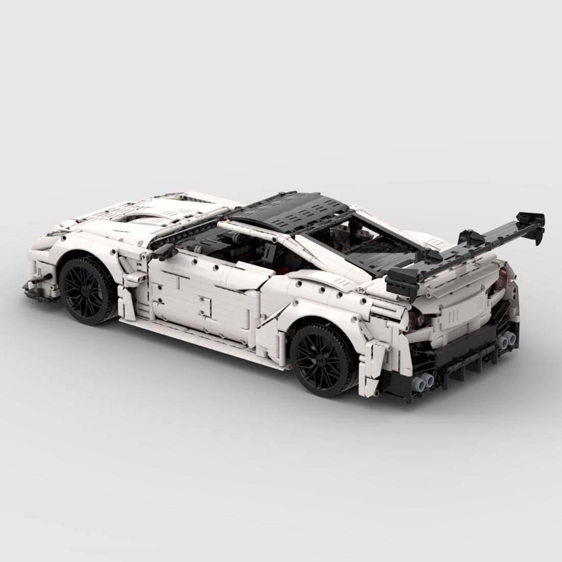 1/8 Scale Nissan GTR - R35 Sports Car Tech Building Blocks Set  - LesDiy