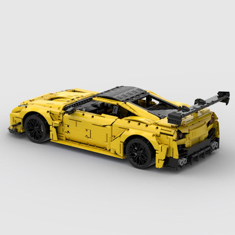 1/8 Scale Nissan GTR - R35 Sports Car Tech Building Blocks Set  - LesDiy