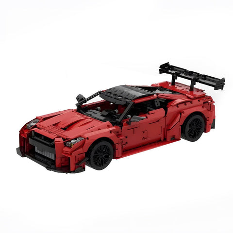 1/8 Scale Nissan GTR - R35 Sports Car Tech Building Blocks Set  - LesDiy