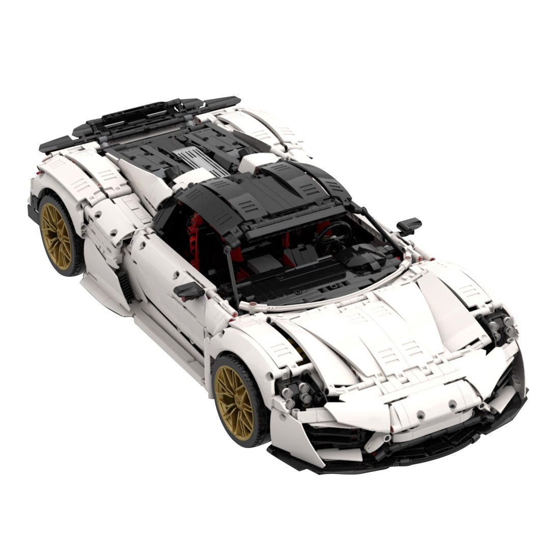 918 Sports Car Tech Building Blocks Set - LesDiy