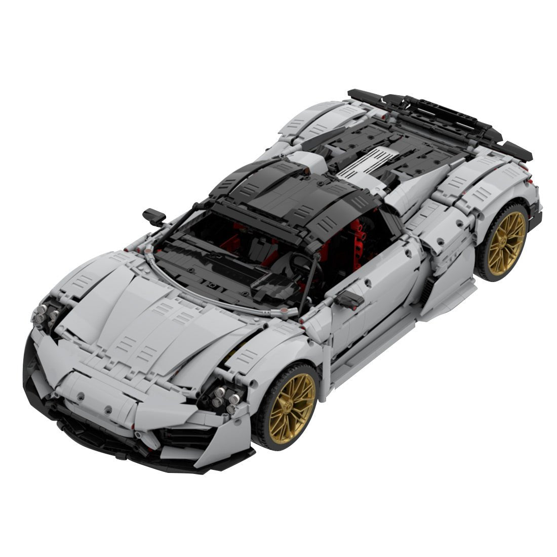 918 Sports Car Tech Building Blocks Set - LesDiy