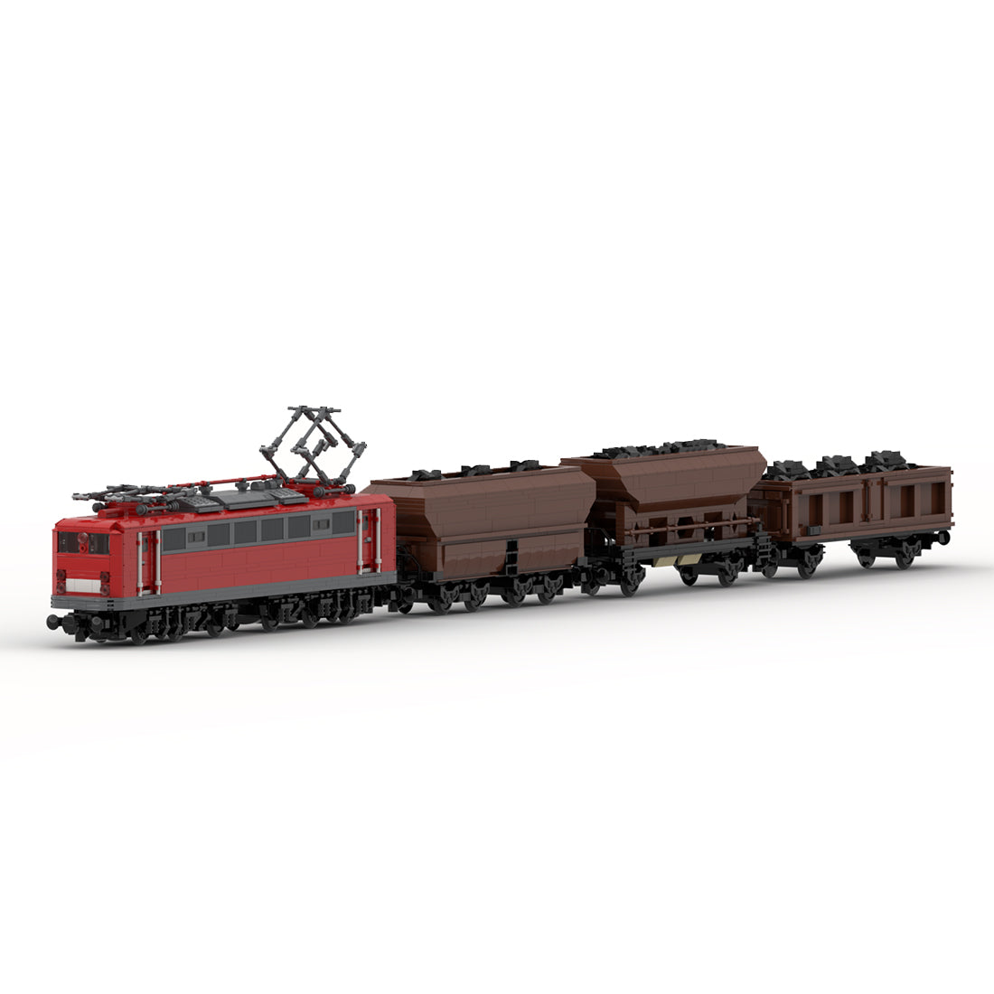 MOC-108963 BR150 Coal Wagon Train Model