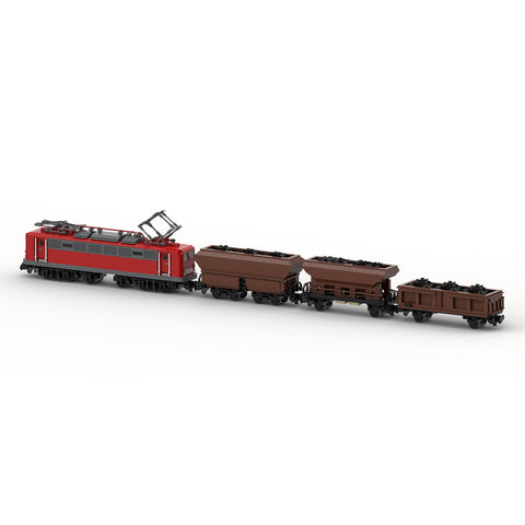 MOC-108963 BR150 Coal Wagon Train Model