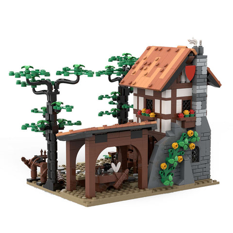 MOC-134494 Archery Range Medieval Pirate Theme Model