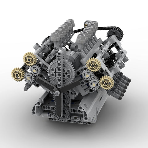 MOC-40128 V12 Engine with Gearbox