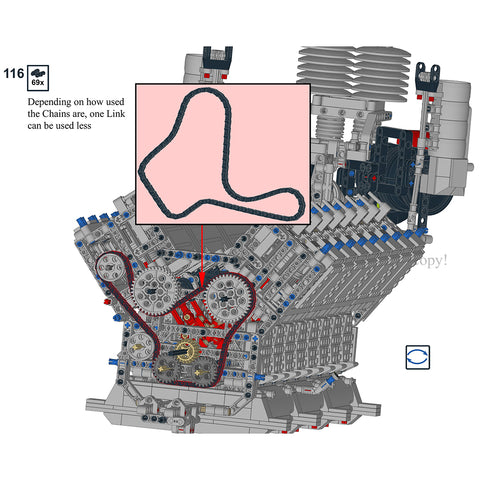 MOC-73232 V16 Diesel Engine Model