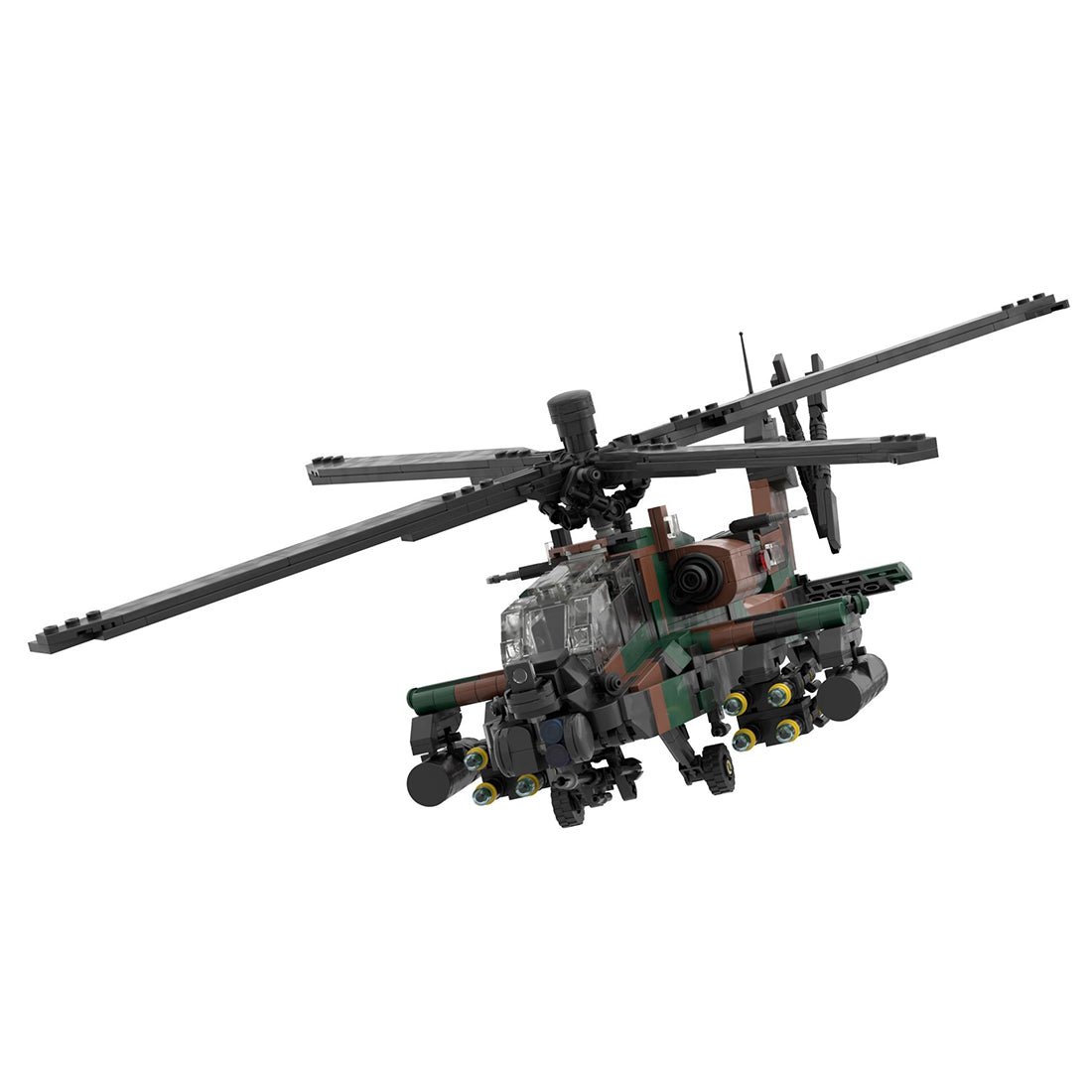 AH - 64 Apache Helicopter Building Blocks - LesDiy