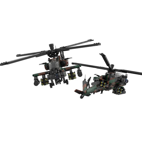 AH - 64 Apache Helicopter Building Blocks - LesDiy