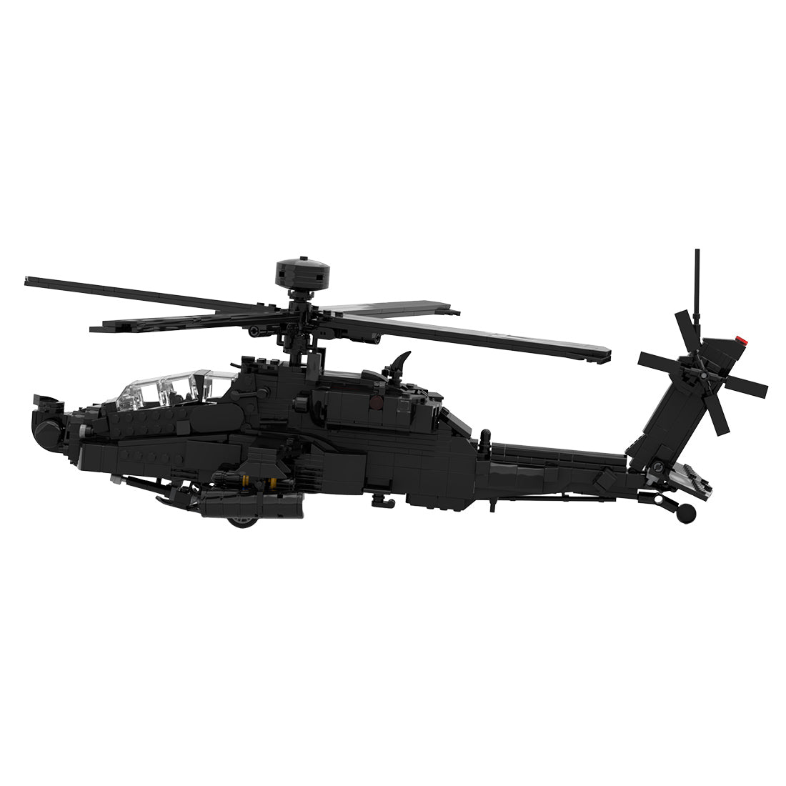 AH64E Apache Airplane Military Helicopter - LesDiy