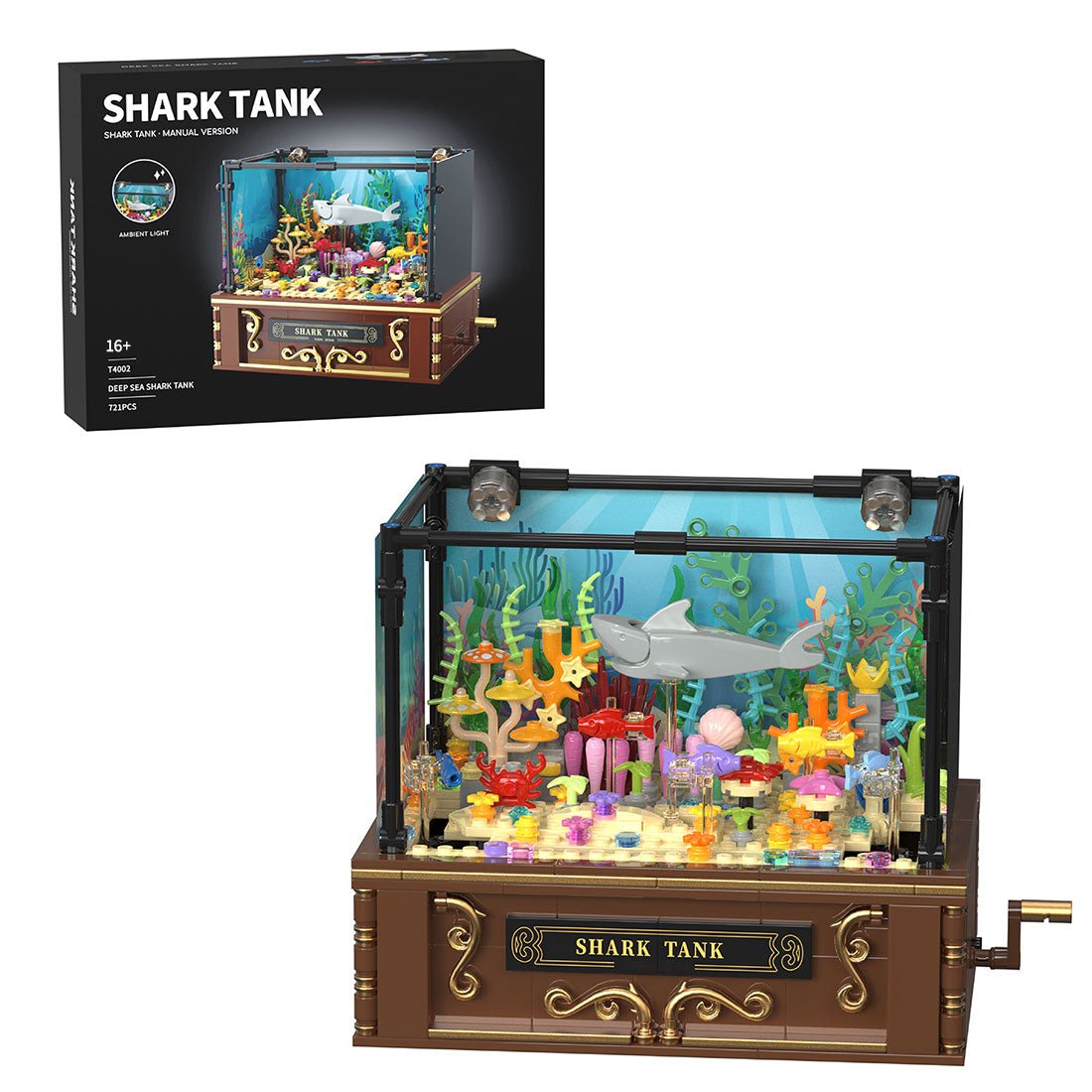 Aquarium Shark Tank  Building Blocks Set - LesDiy