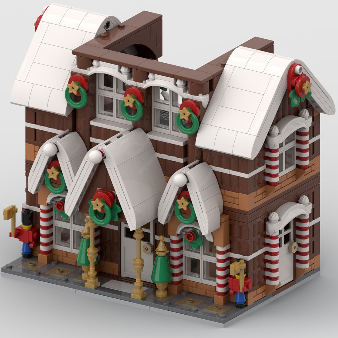 Christmas Snow Gingerbread House Model - LesDiy - 