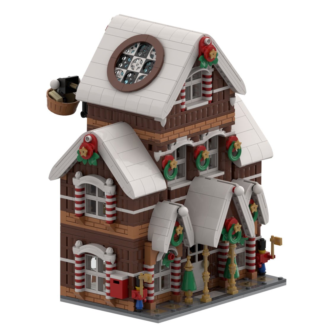 Christmas Snow Gingerbread House Model - LesDiy - 