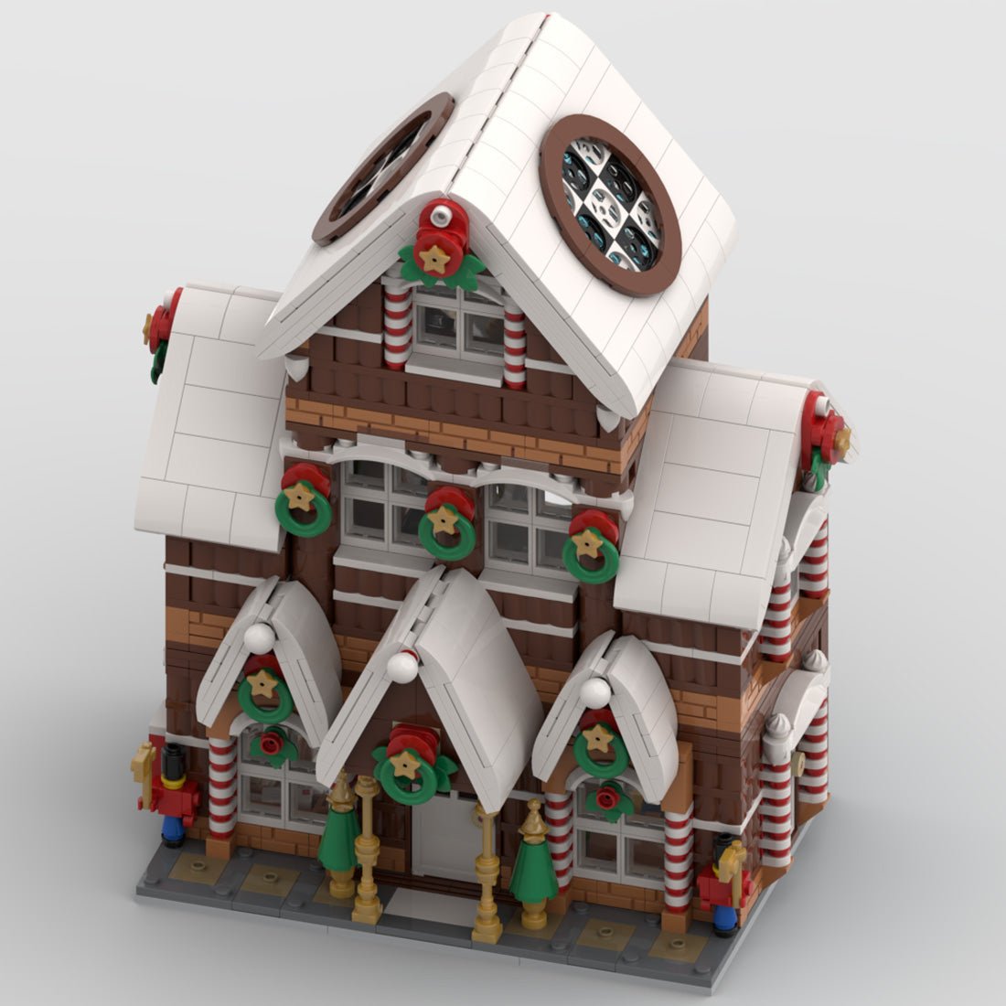 Christmas Snow Gingerbread House Model - LesDiy