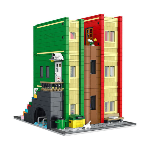 Mocsage City Library Modular Street Scene Building Blocks - LesDiy - building blocks