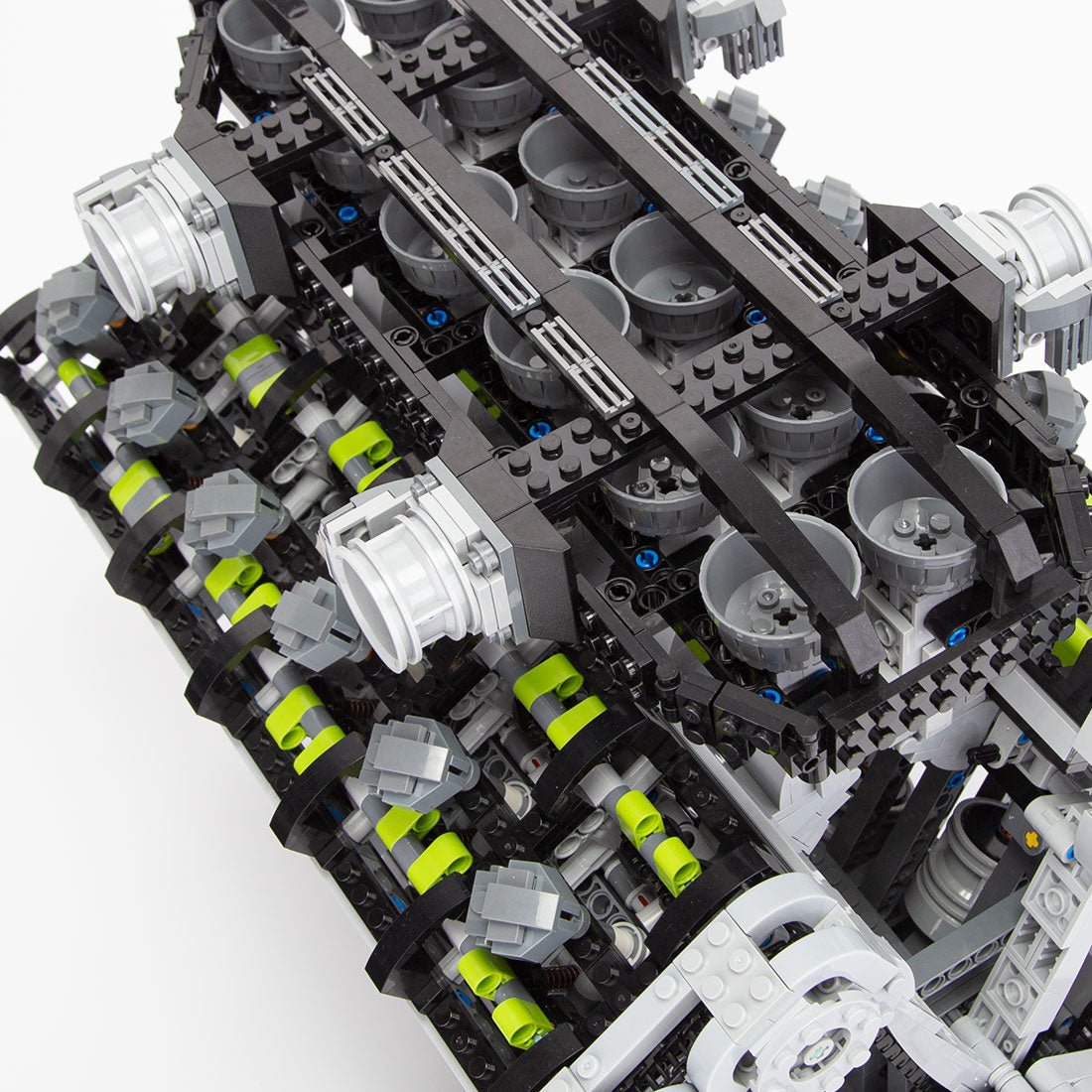 Lamborghini Aventador V12 Engine Building Blocks - LesDiy - Building Blocks