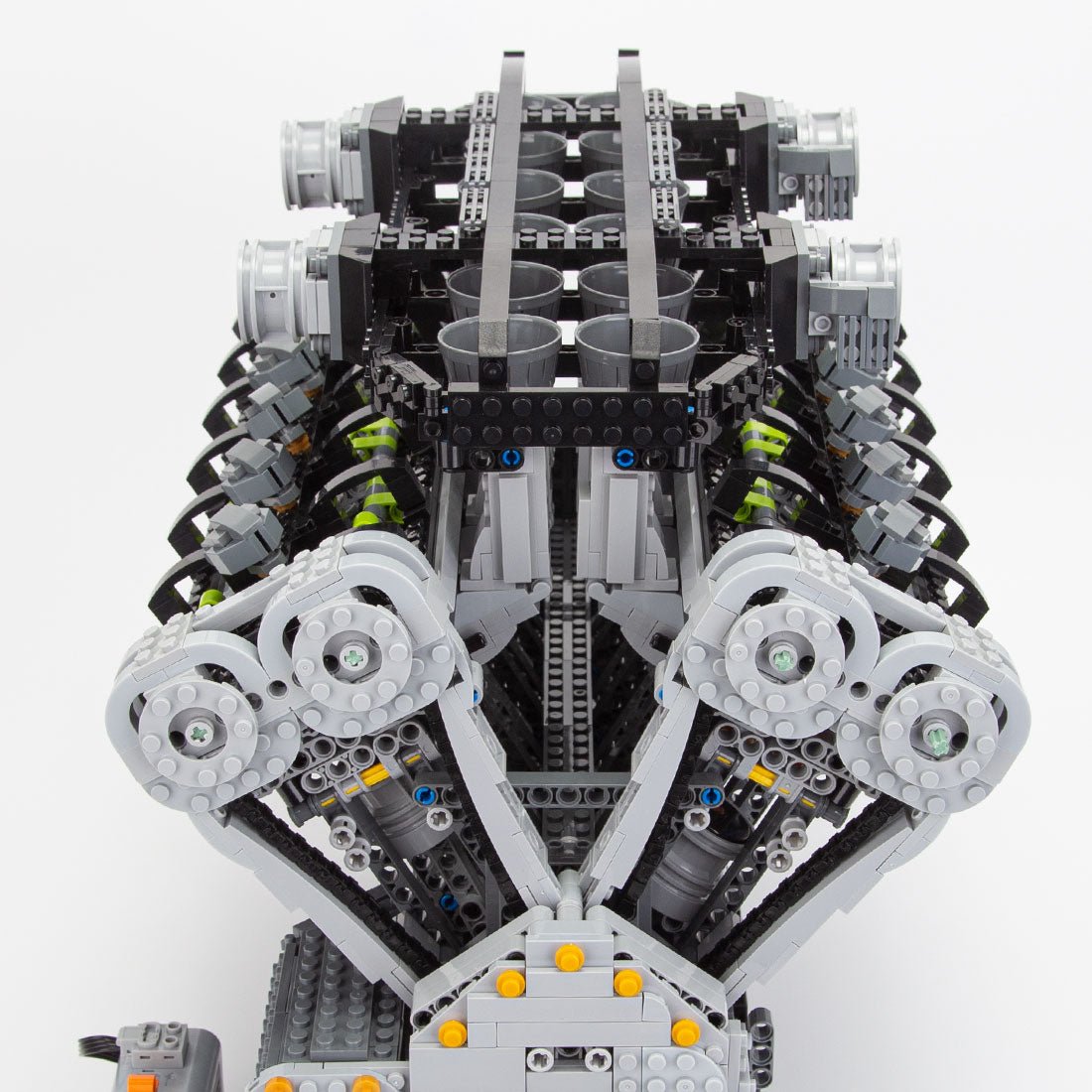 Lamborghini Aventador V12 Engine Building Blocks - LesDiy - Building Blocks