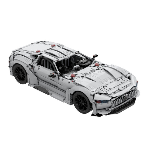 1/8 Scale Mercedes-Benz AMG Vision GT Sports Car Building Blocks