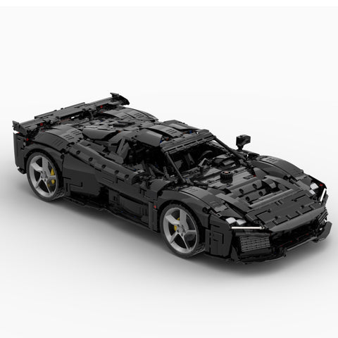 1/8 Scale Ferrari F80 Sports Car Building Blocks