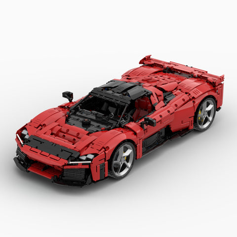 1/8 Scale Ferrari F80 Sports Car Building Blocks