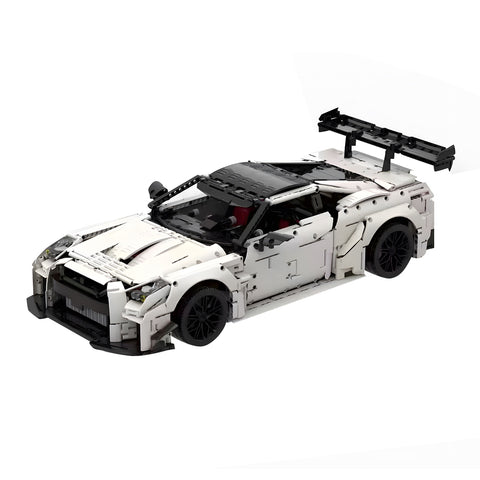 1/8 Scale Nissan GTR-R35 Sports Car Tech Building Blocks Set | LesDiy