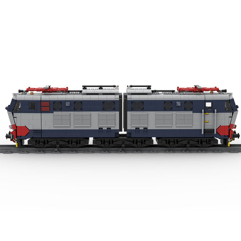 Italian E-656 Electric Locomotive Building Blocks Set