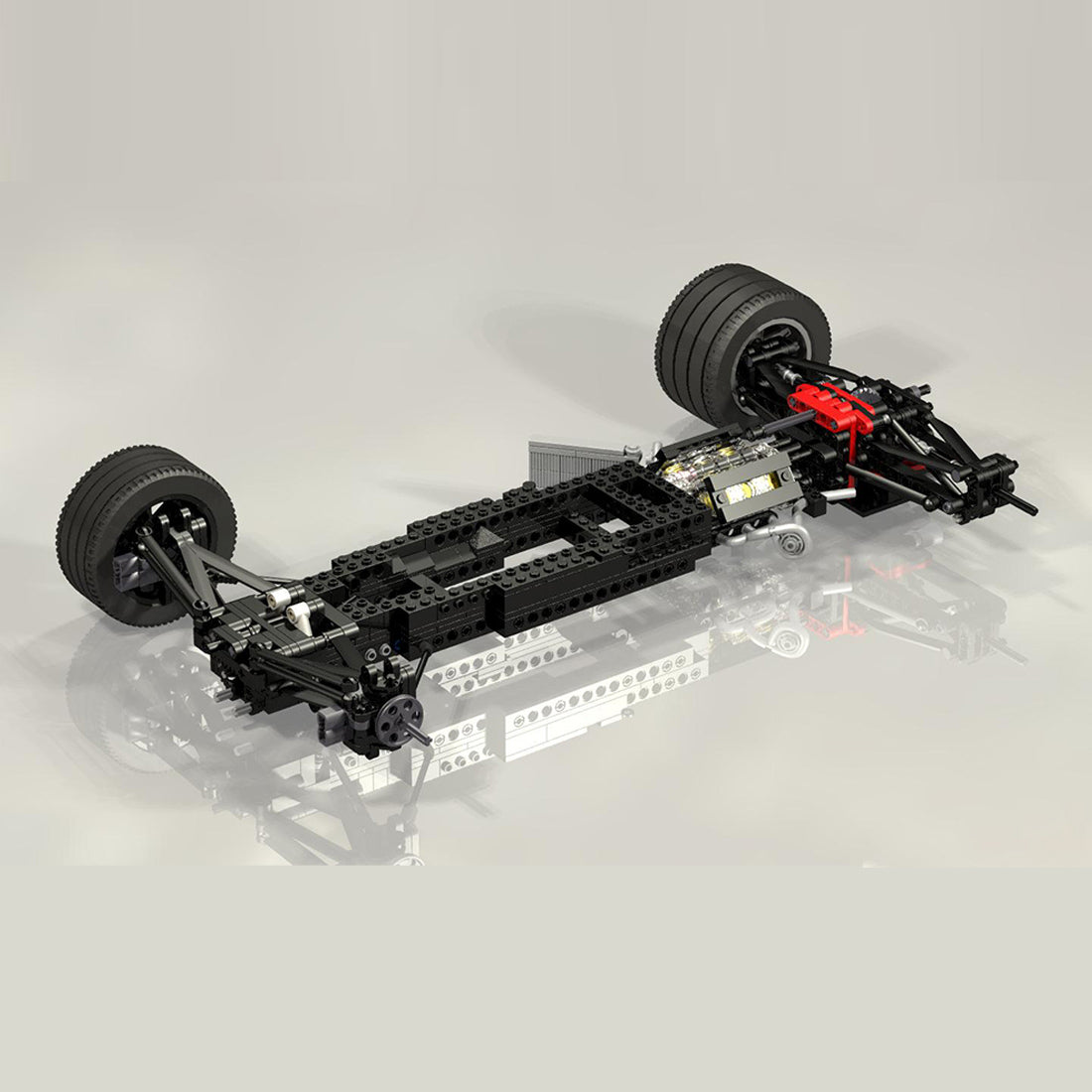 MOC-0845  McLaren MP4-4 - scale 1:8 | LesDiy