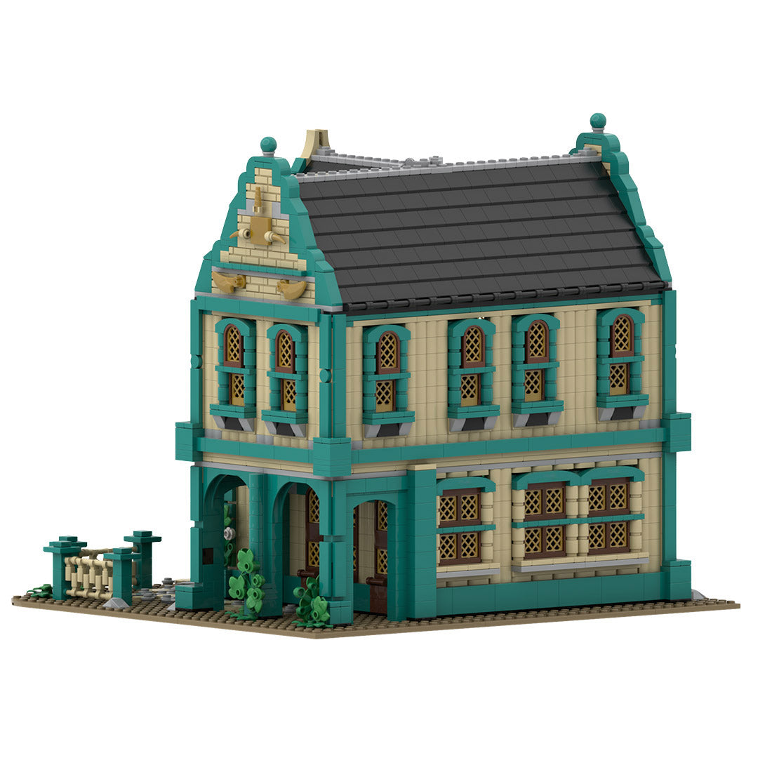 MOC-105517 Colonial Bath House | LesDiy