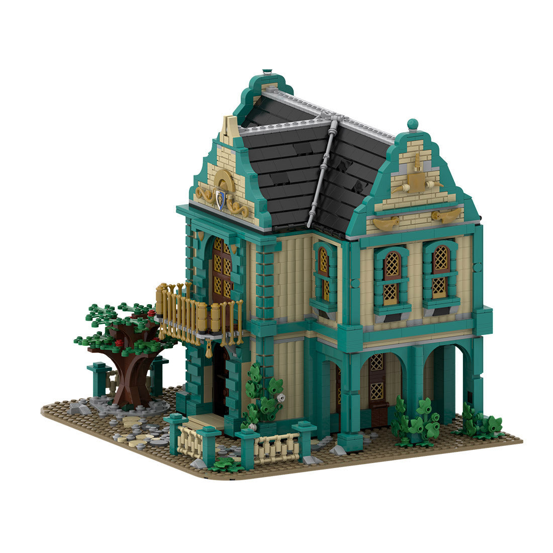 MOC-105517 Colonial Bath House | LesDiy