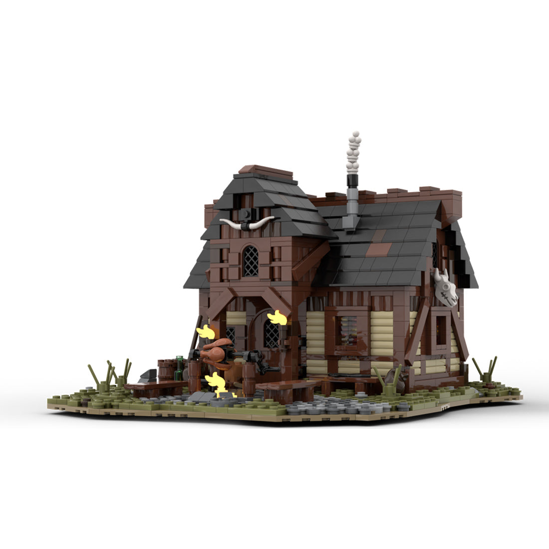 MOC-112418 Medieval Hunter`s Burrow | lesdiy.com