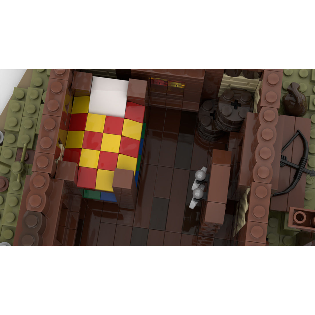 MOC-112418 Medieval Hunter`s Burrow | lesdiy.com