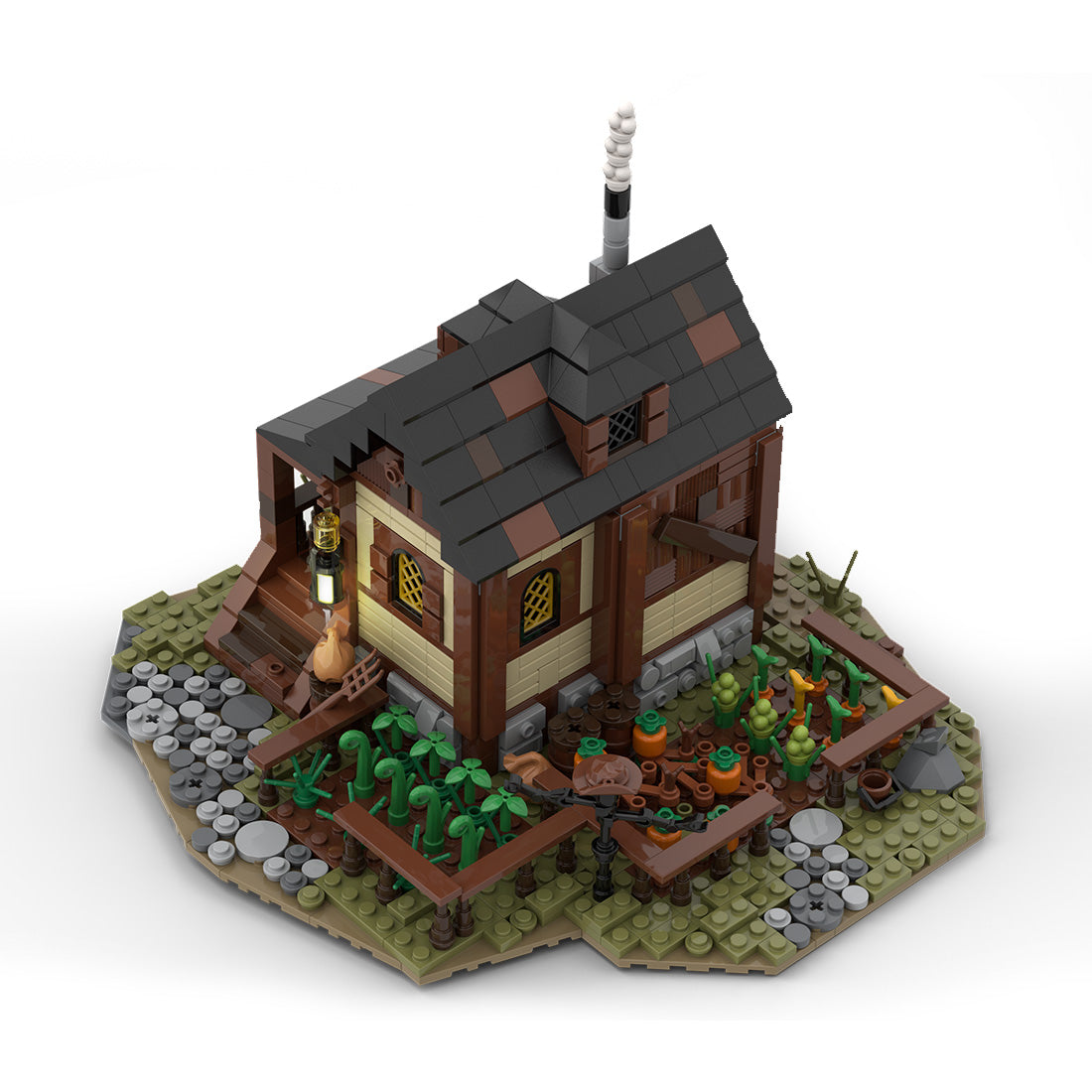 MOC-11425 Medieval Farmer's House | lesdiy.com