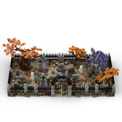 MOC-118821 Modular Haunted Cemetery | lesdiy.com