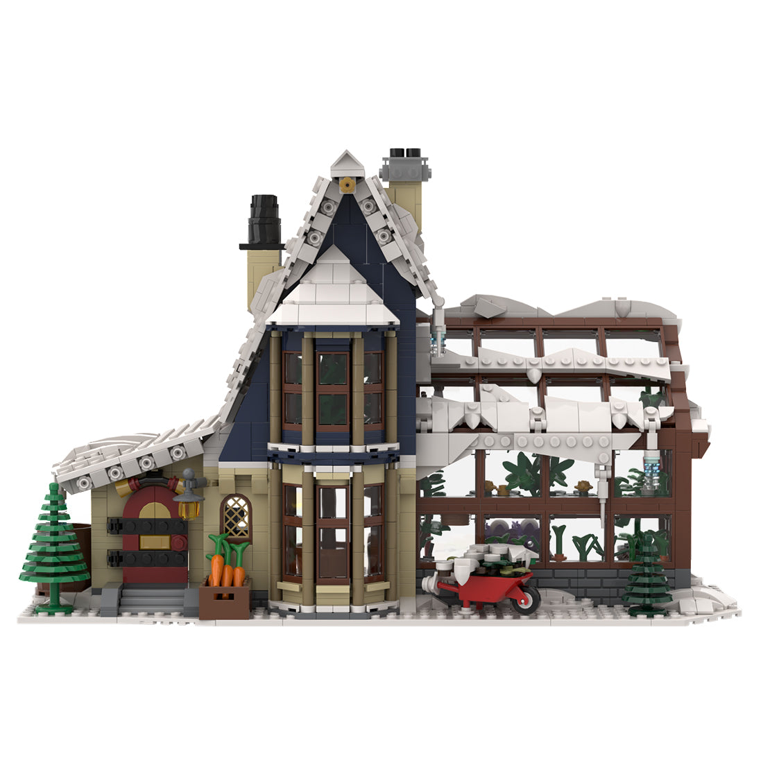 MOC-126301 Winter Village Greenhouse | lesdiy.com