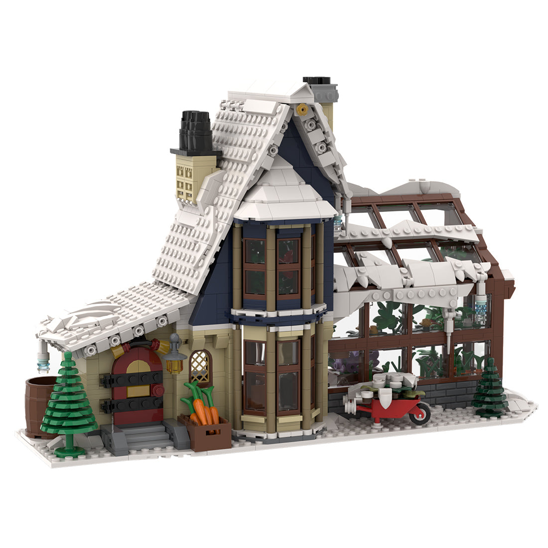 MOC-126301 Winter Village Greenhouse | lesdiy.com