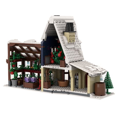 MOC-126301 Winter Village Greenhouse | lesdiy.com