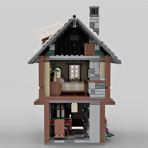 MOC-126956 Winter Village House | LesDiy